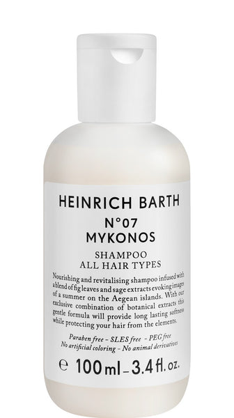 N°07 MYKONOS  SHAMPOO ALL HAIR TYPES 100 ml – 3.4 fl.oz.