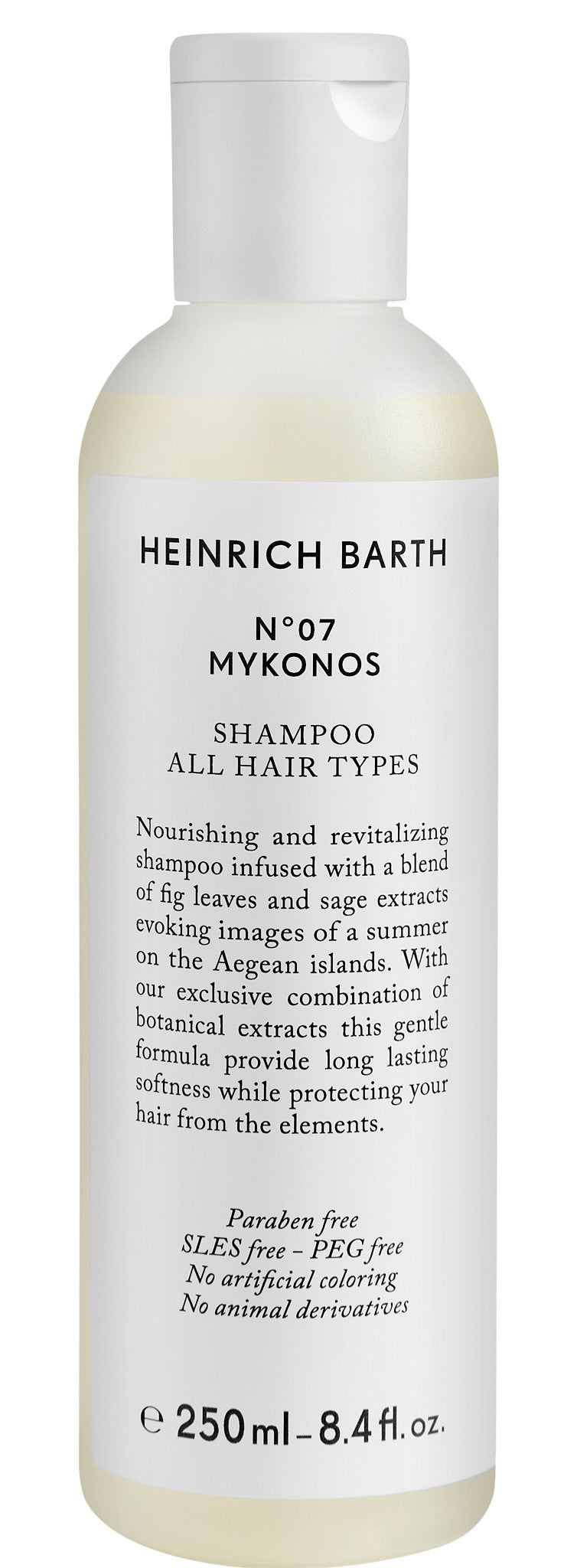 N°07 MYKONOS SHAMPOO ALL HAIR TYPES 250ml - 8.4 fl. oz.